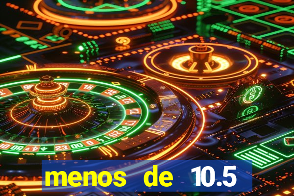 menos de 10.5 escanteios o que significa